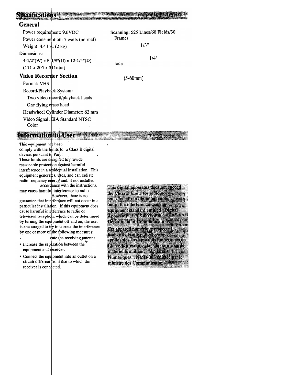 RCA CC543 User Manual | Page 70 / 77