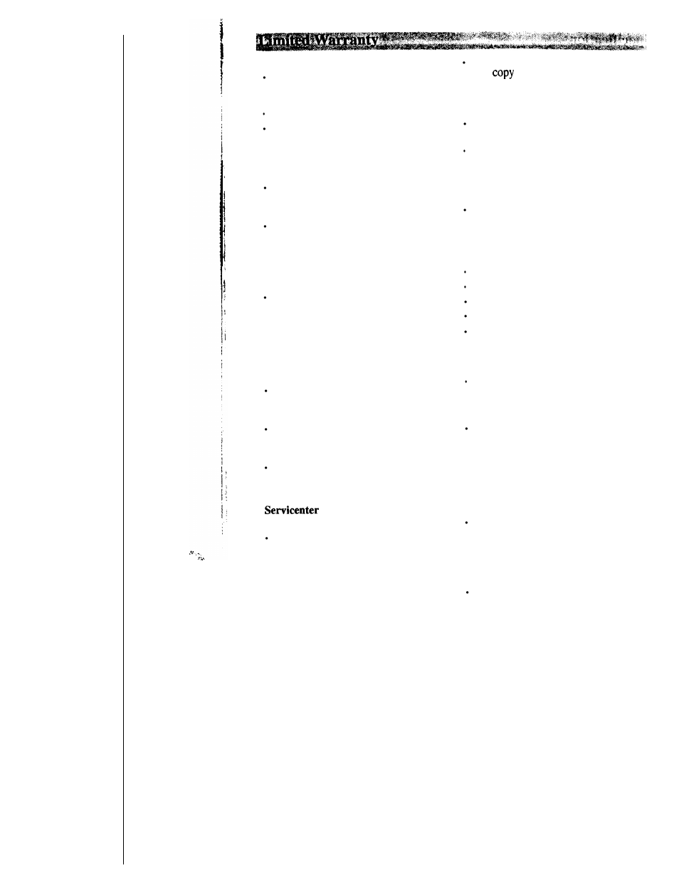What your warranty covers, For how, What we will do | How you get service, Your, What, Warranty, Cover, Product registration, How state law relates to this warranty | RCA CC543 User Manual | Page 71 / 77