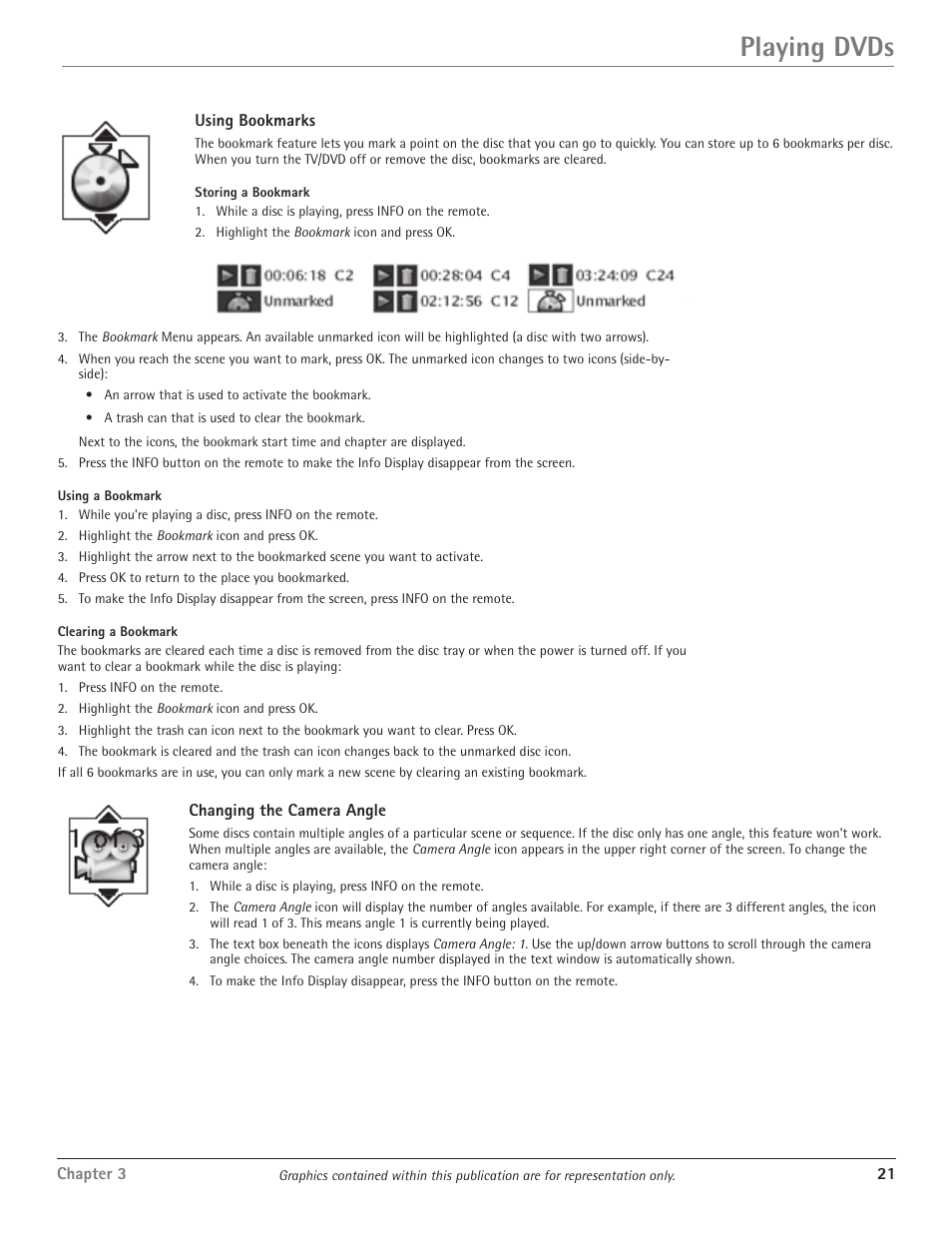 Playing dvds | RCA HDTV/DVD Monitor User Manual | Page 23 / 48