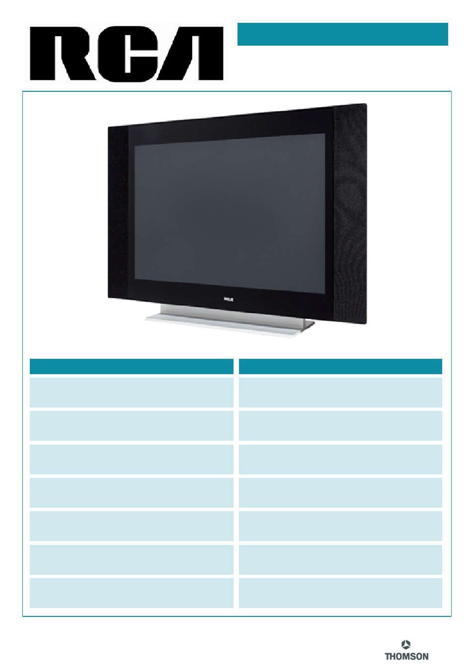 RCA LCDS2022B User Manual | 2 pages