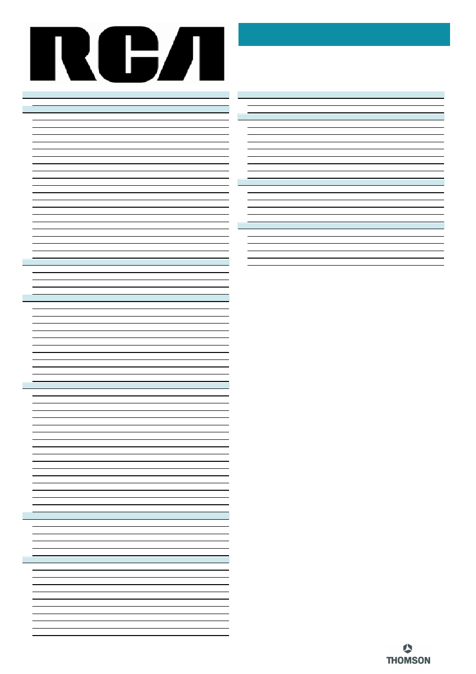 Lcds2022b, Technical specifications | RCA LCDS2022B User Manual | Page 2 / 2