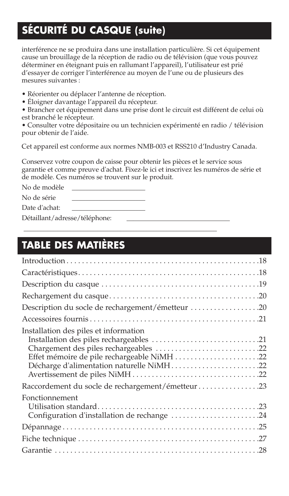 RCA WHP175 User Manual | Page 17 / 44