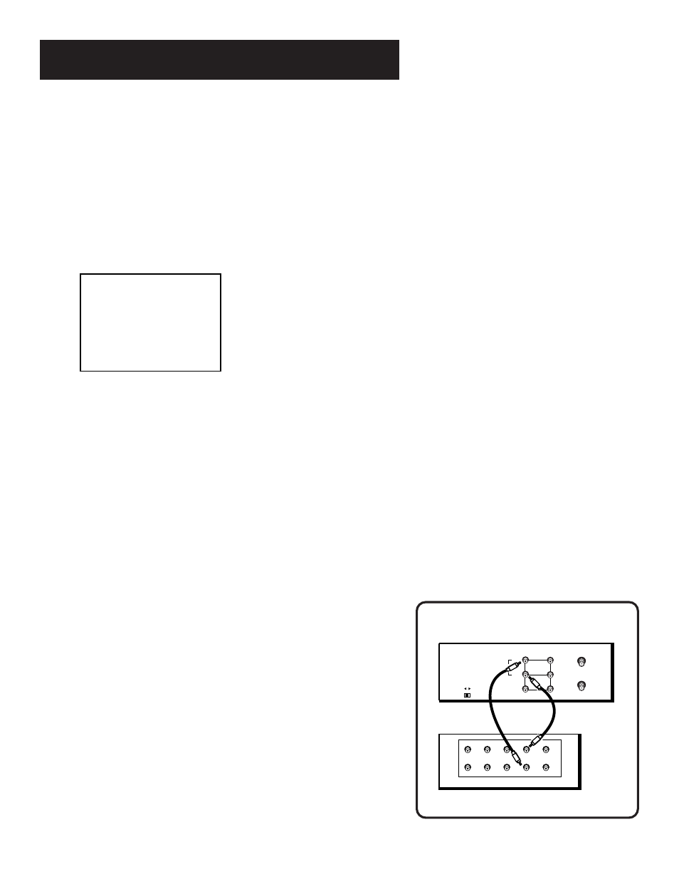 Recording, Recording audio only, Playing back audio only | Audio connection | RCA VR643HF User Manual | Page 35 / 72