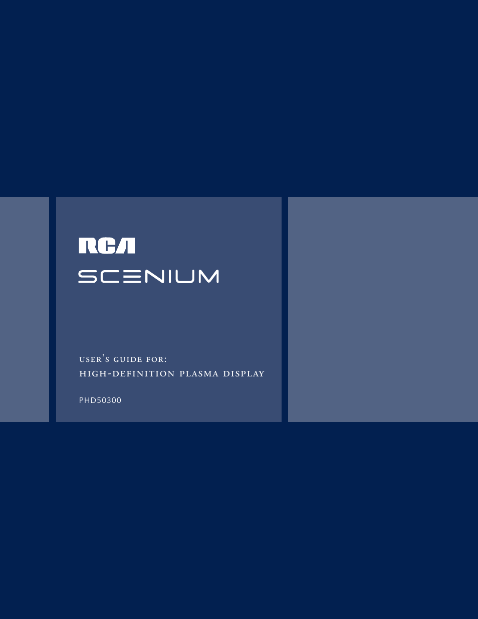 RCA Scenium PHD50300 User Manual | 62 pages