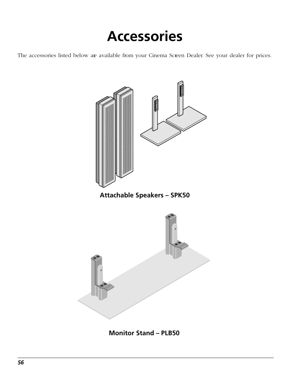 Accessories | RCA Scenium PHD50300 User Manual | Page 58 / 62