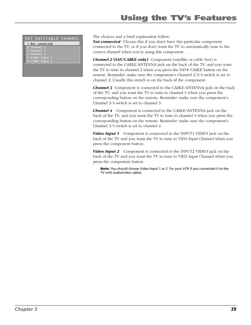 Using the tv’s features | RCA F27718 User Manual | Page 41 / 64