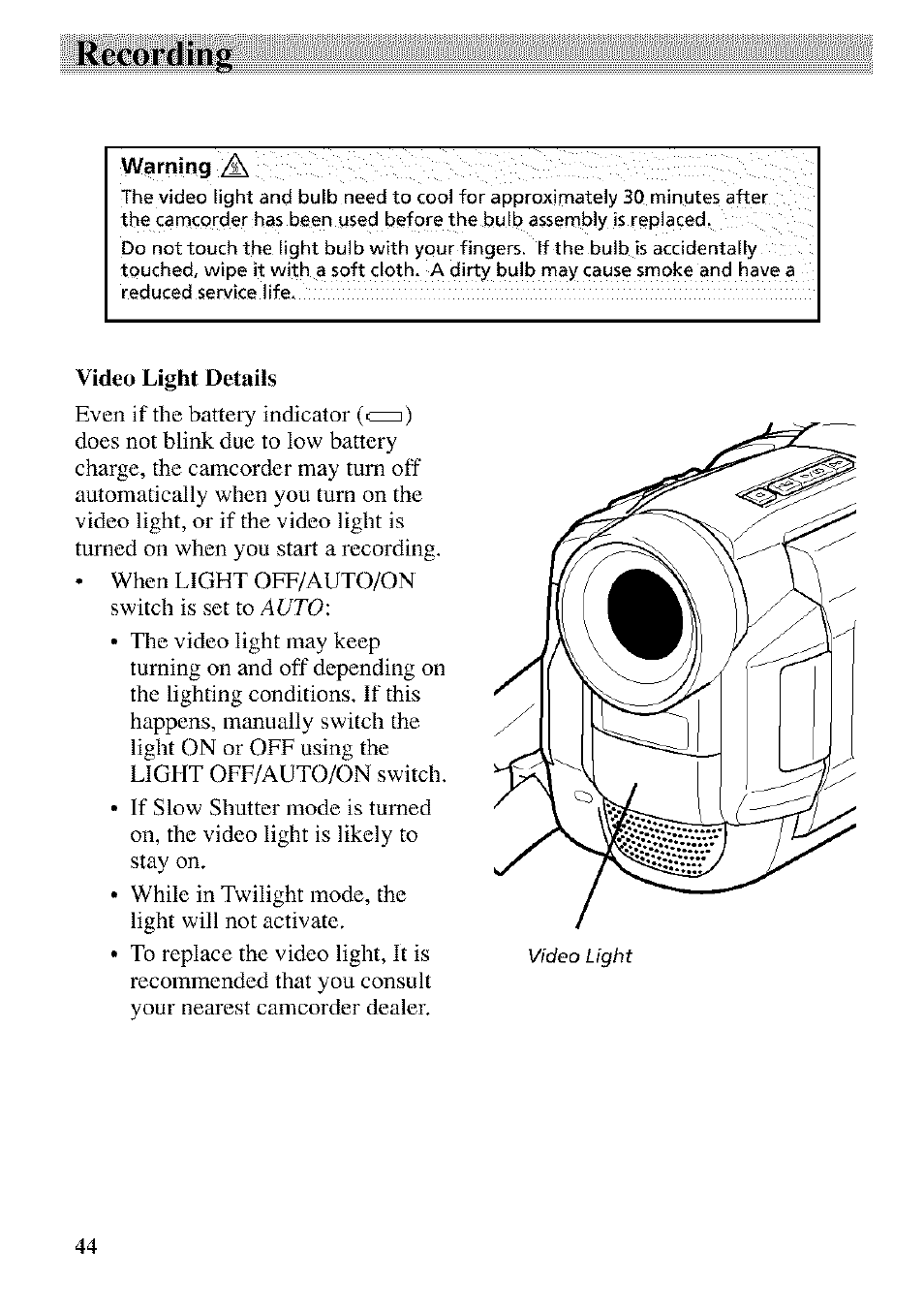 Record inj | RCA CC9370 User Manual | Page 46 / 84