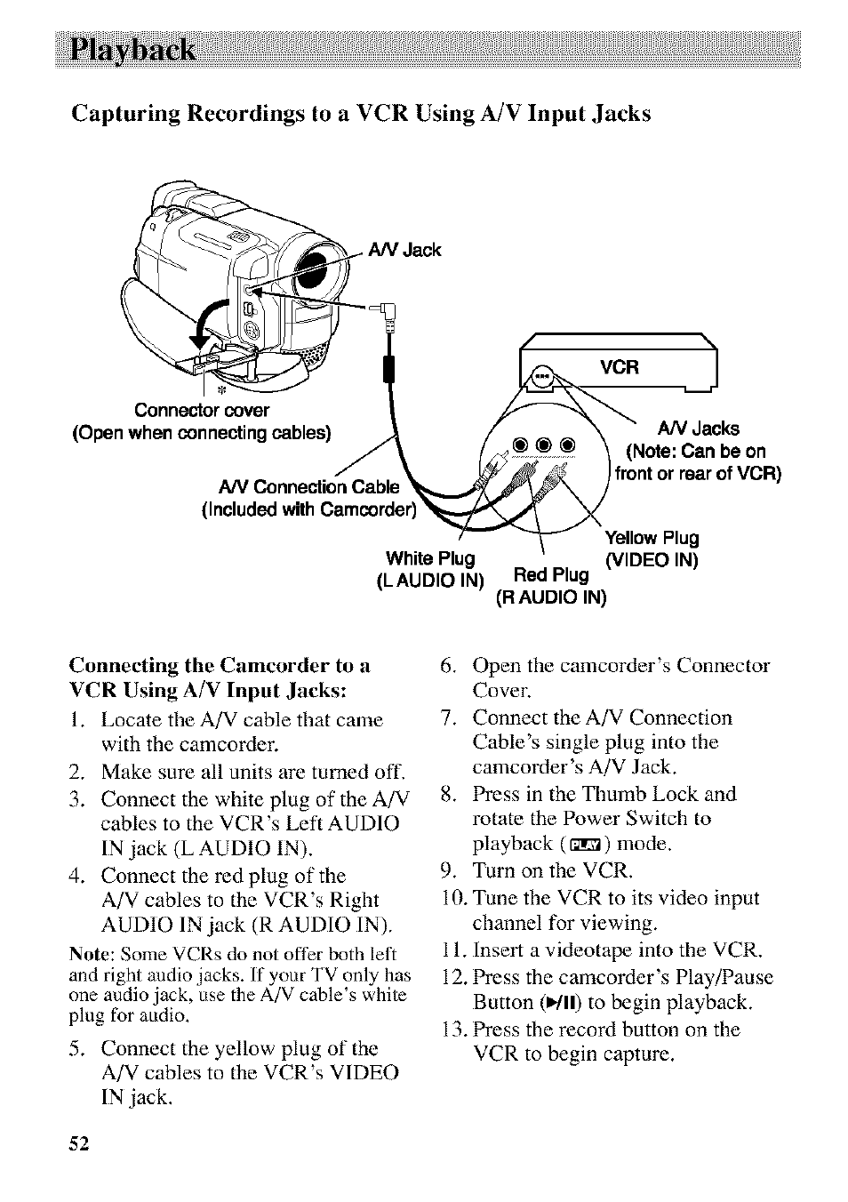 Playback | RCA CC9370 User Manual | Page 54 / 84