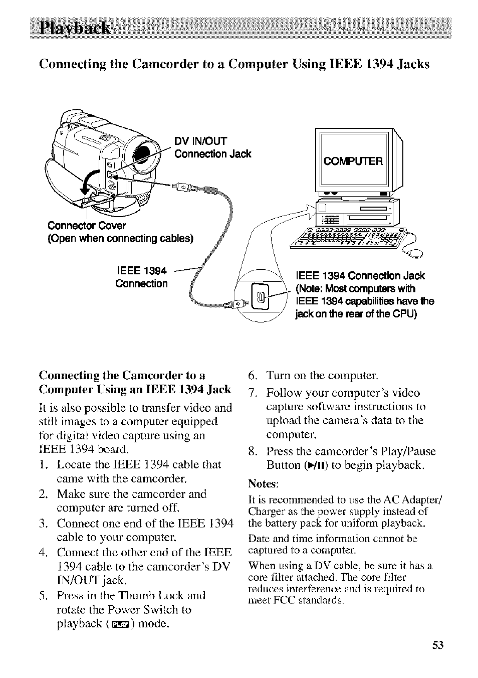 Playback | RCA CC9370 User Manual | Page 55 / 84