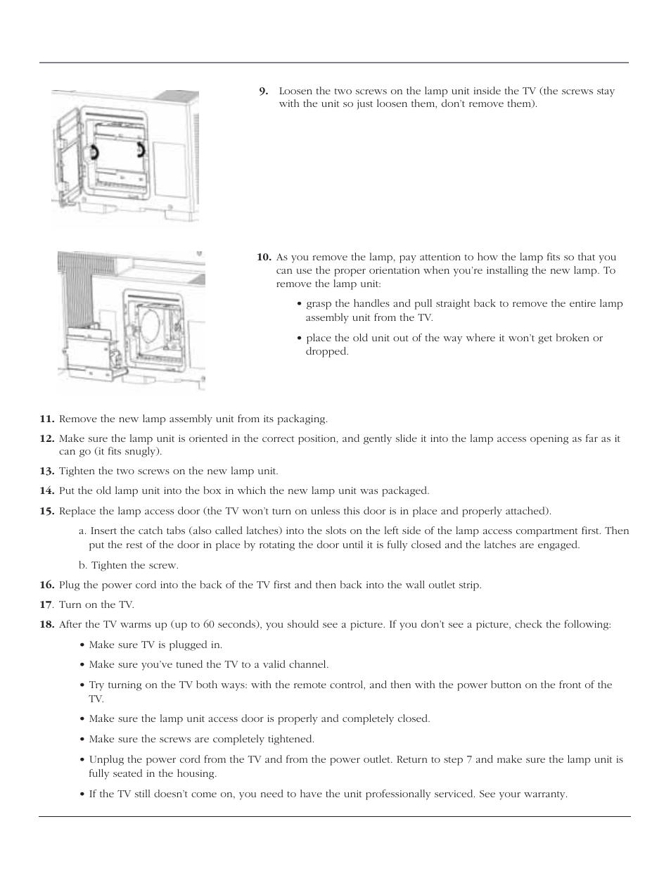 References, Step 10, Step 9 | RCA HD44LPW164 User Manual | Page 71 / 80