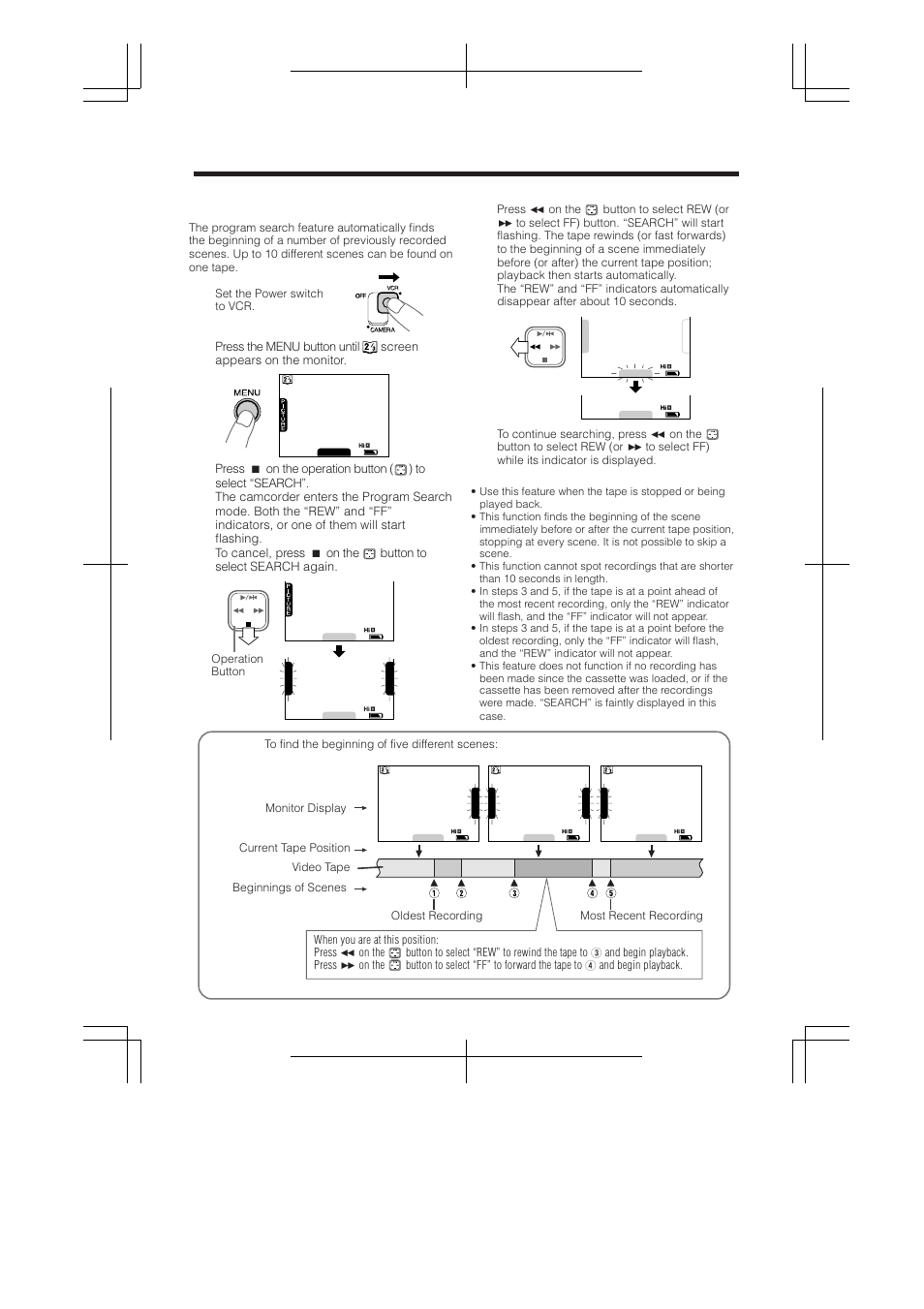 Program search, Basic operations playback | RCA ProV950HB User Manual | Page 40 / 80