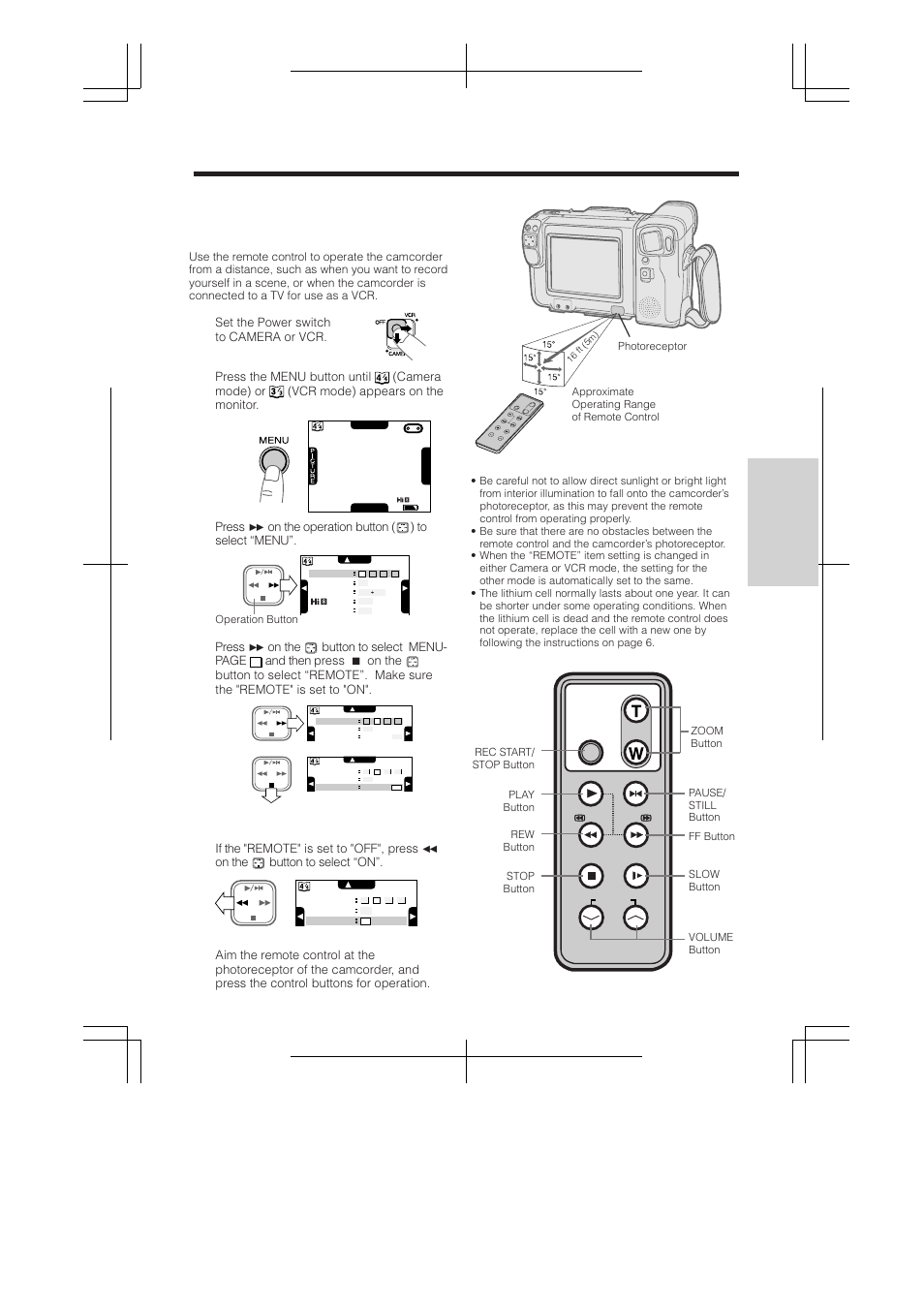 Using the lnfrared remote control, Using the infrared remote control | RCA ProV950HB User Manual | Page 43 / 80