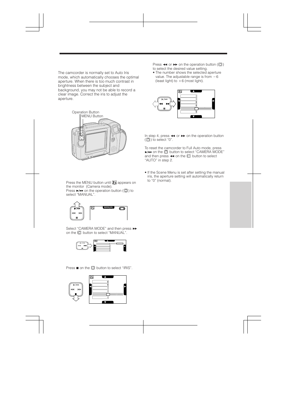 Manual iris | RCA ProV950HB User Manual | Page 51 / 80