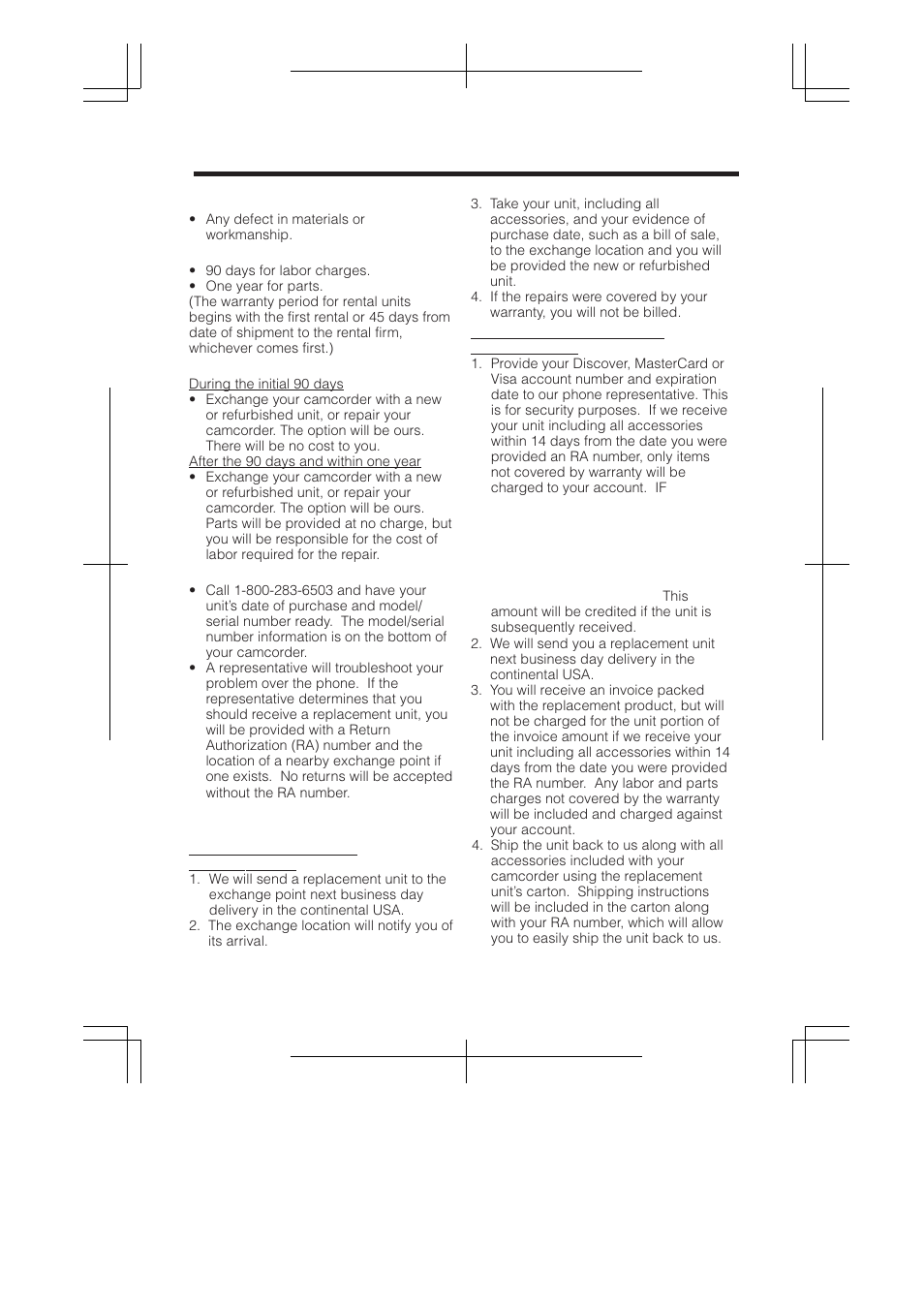 Limited warranty | RCA ProV950HB User Manual | Page 74 / 80