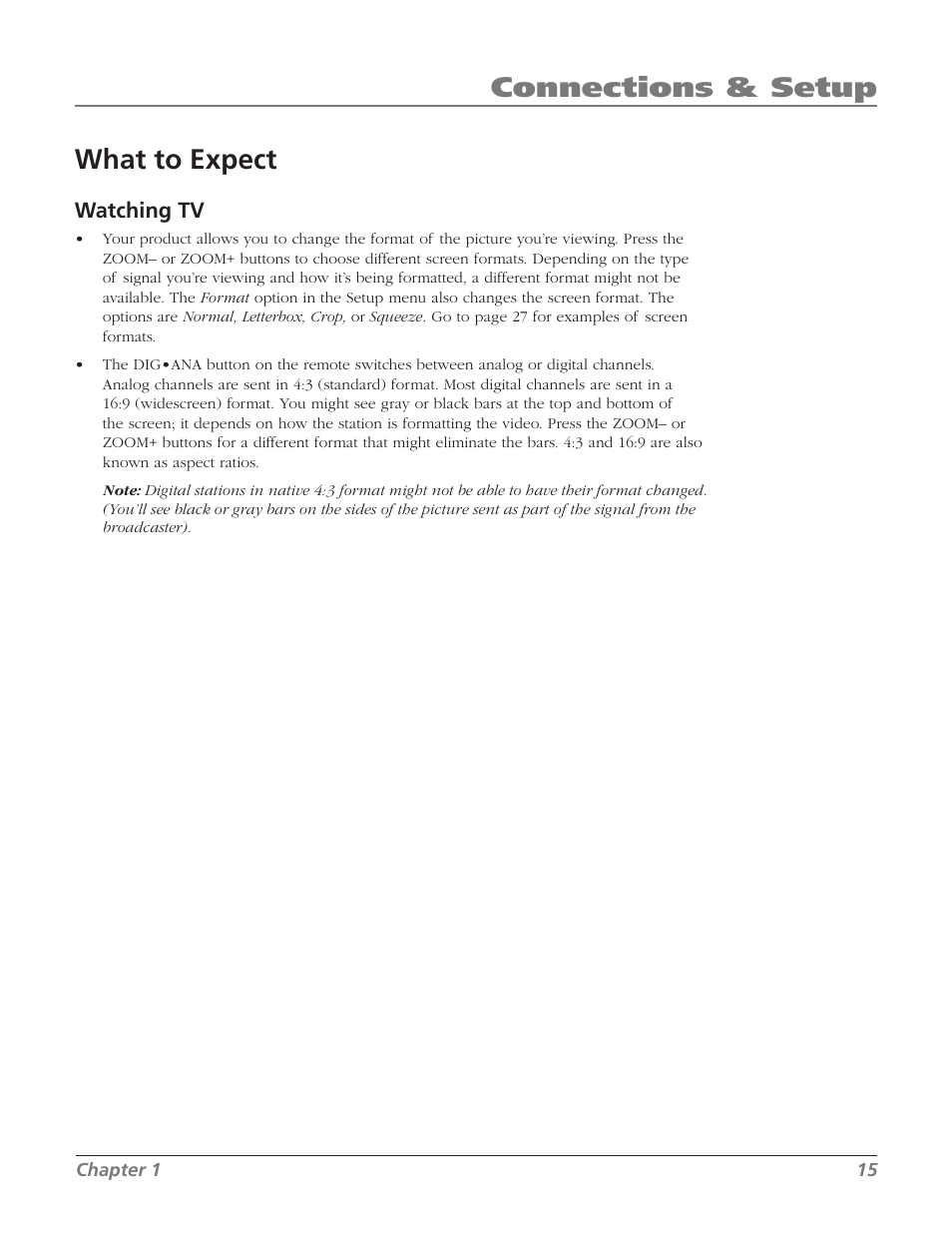 What to expect, Connections & setup | RCA 20F524T User Manual | Page 17 / 40