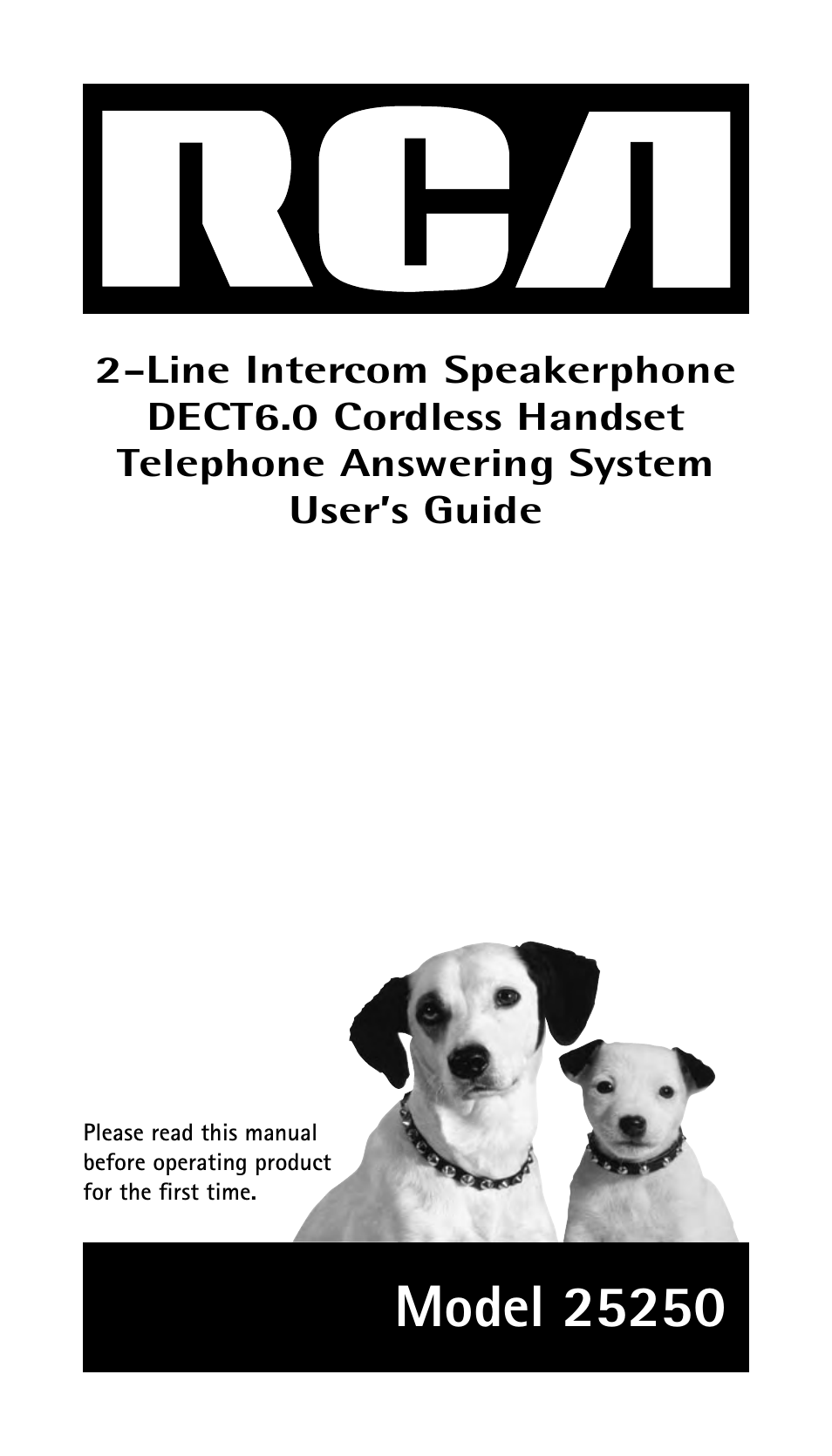 RCA 25250 User Manual | 100 pages