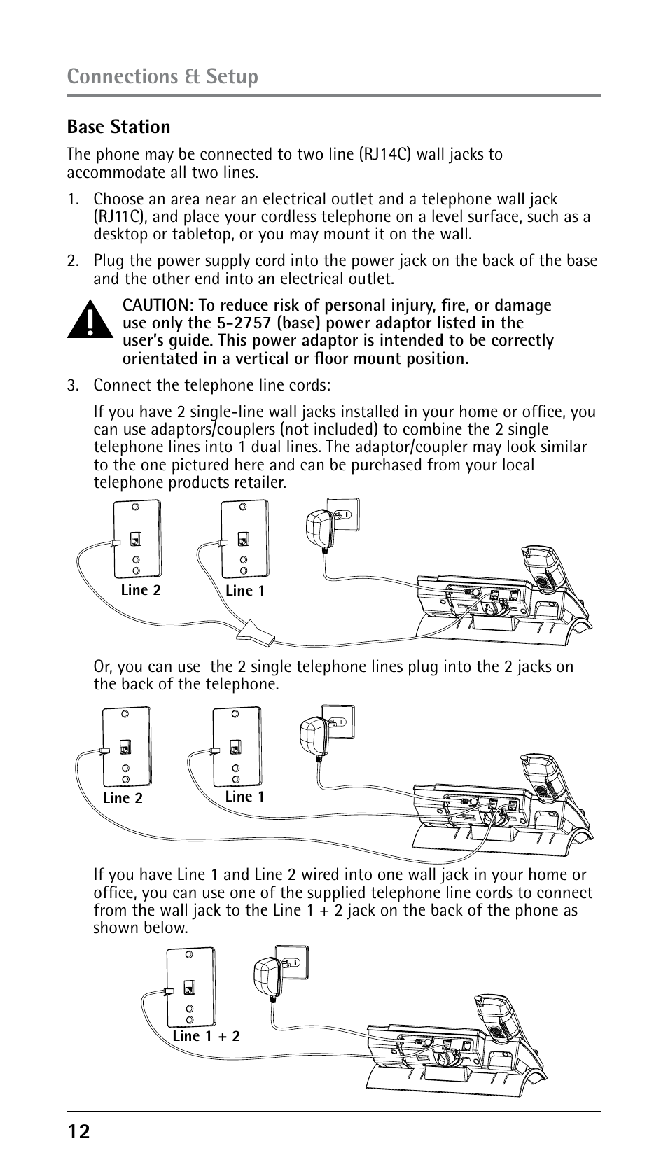 Connections & setup | RCA 25250 User Manual | Page 12 / 100
