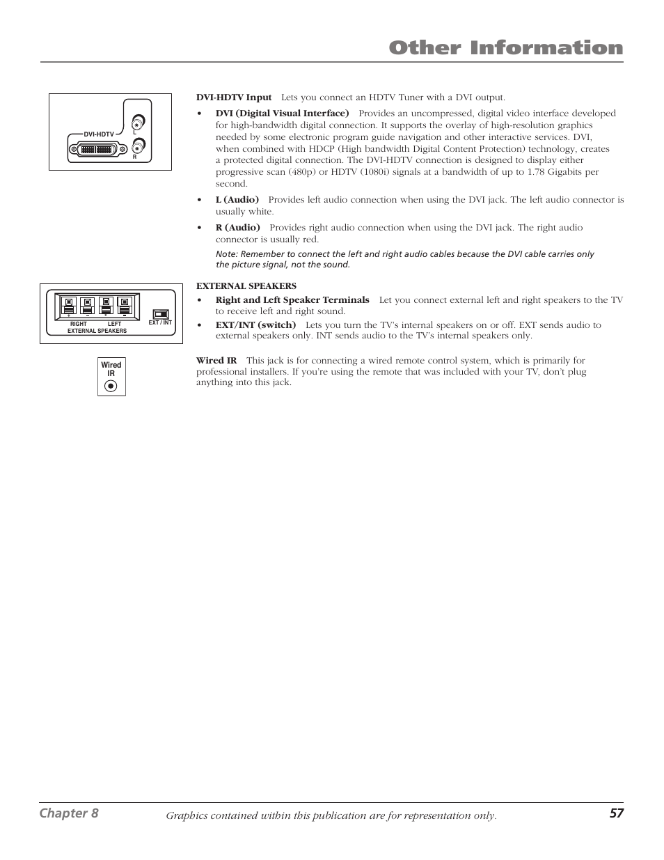 Other information, 56 chapter 8, Chapter 8 57 | RCA HDTVMonitor/DVD User Manual | Page 59 / 64