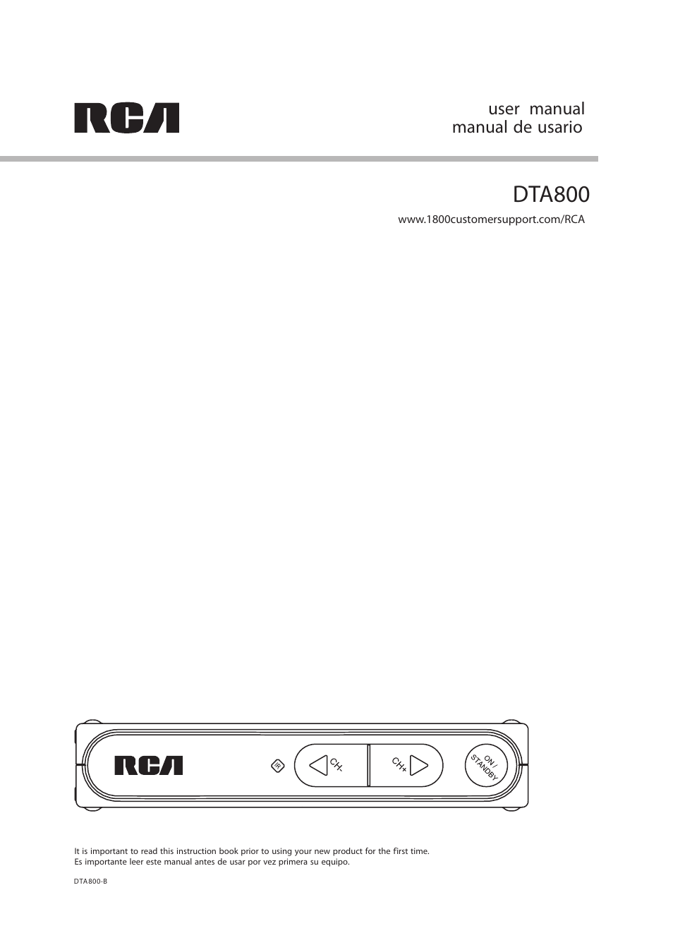 RCA B-008ATD User Manual | 28 pages