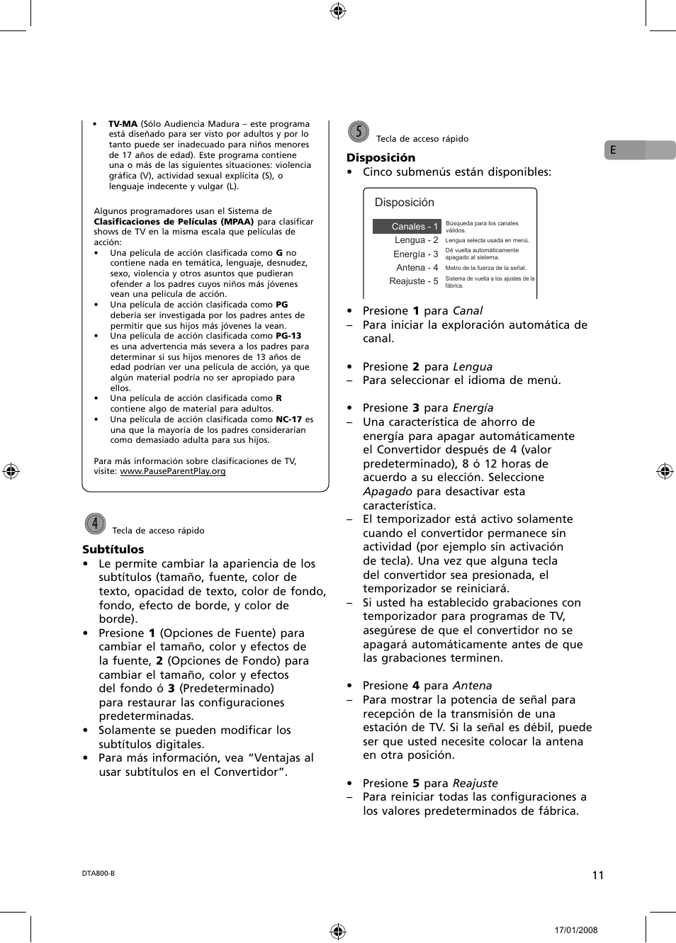 RCA B-008ATD User Manual | Page 23 / 28