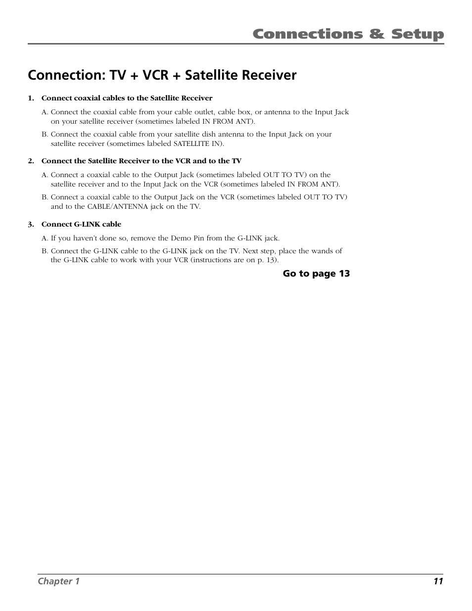 RCA F25422 User Manual | Page 13 / 64