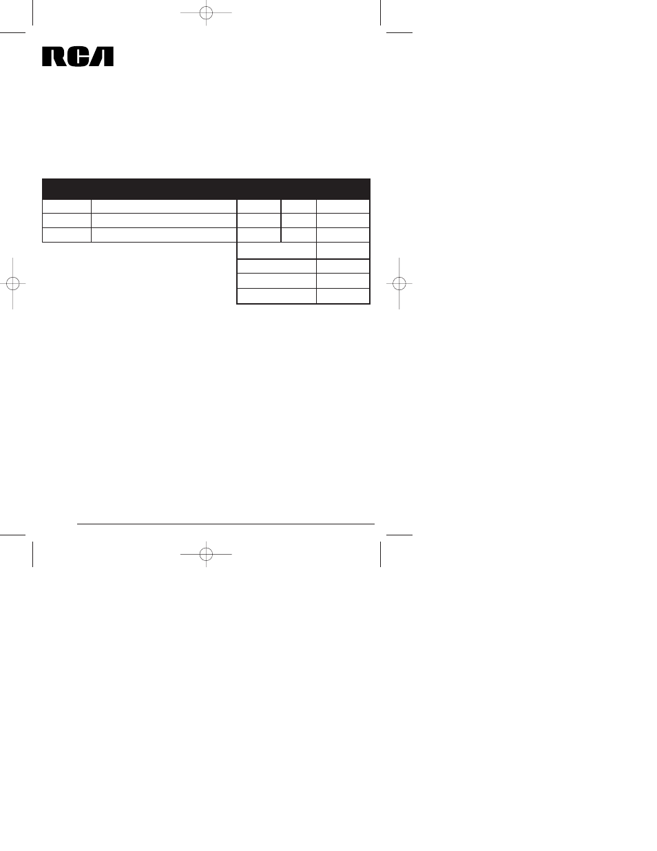 Accessory order form | RCA ANT200 User Manual | Page 8 / 8