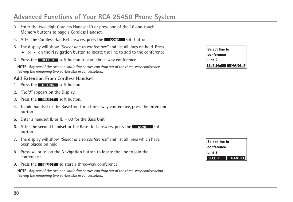 RCA 25450 User Manual | Page 80 / 124