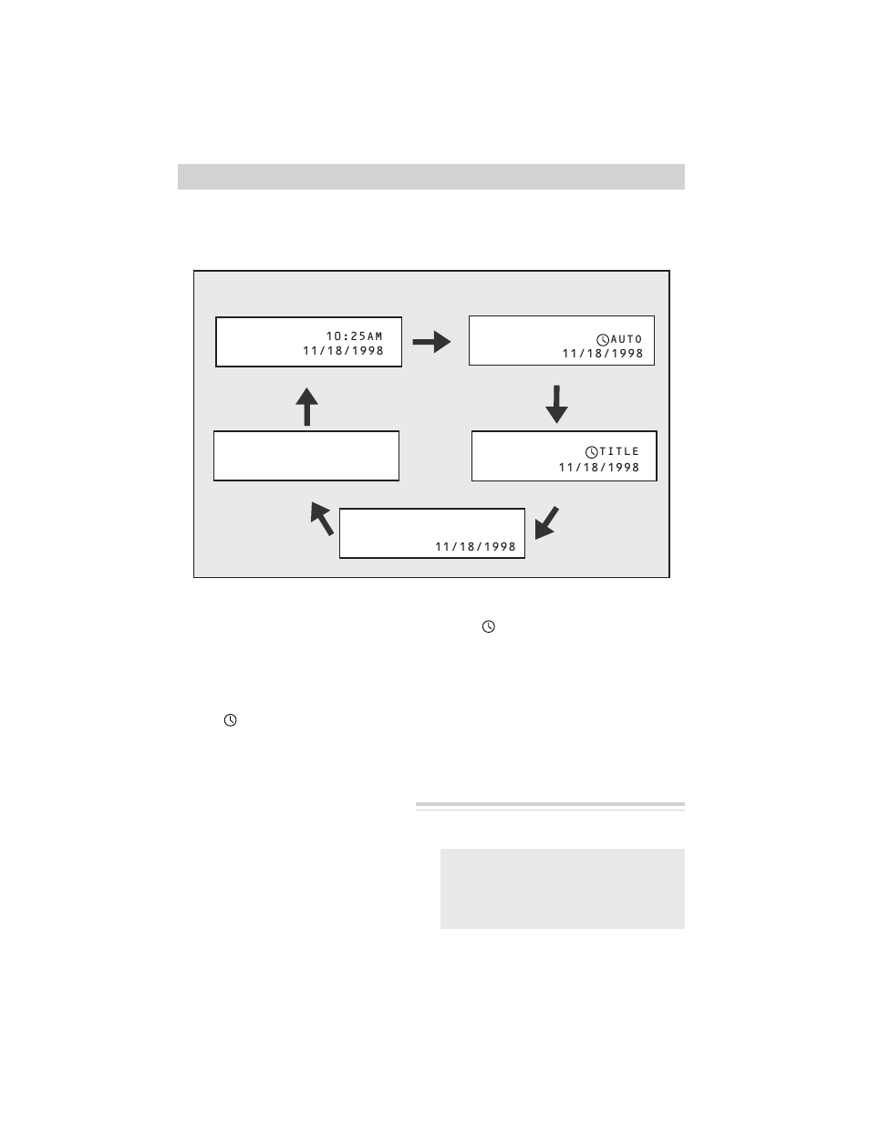 Date and time display | RCA CC4251 User Manual | Page 21 / 63