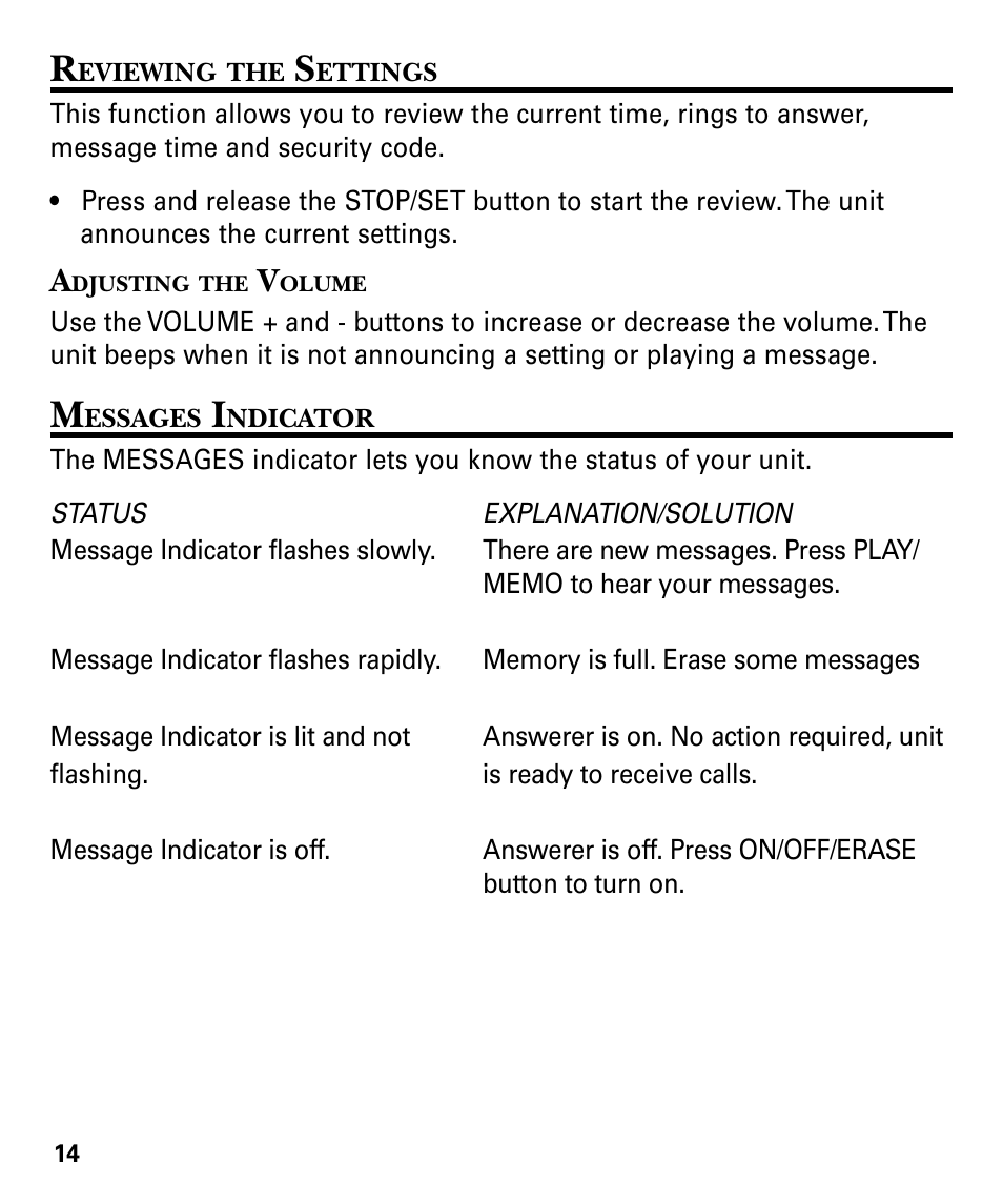 RCA GE 29878 User Manual | Page 14 / 48
