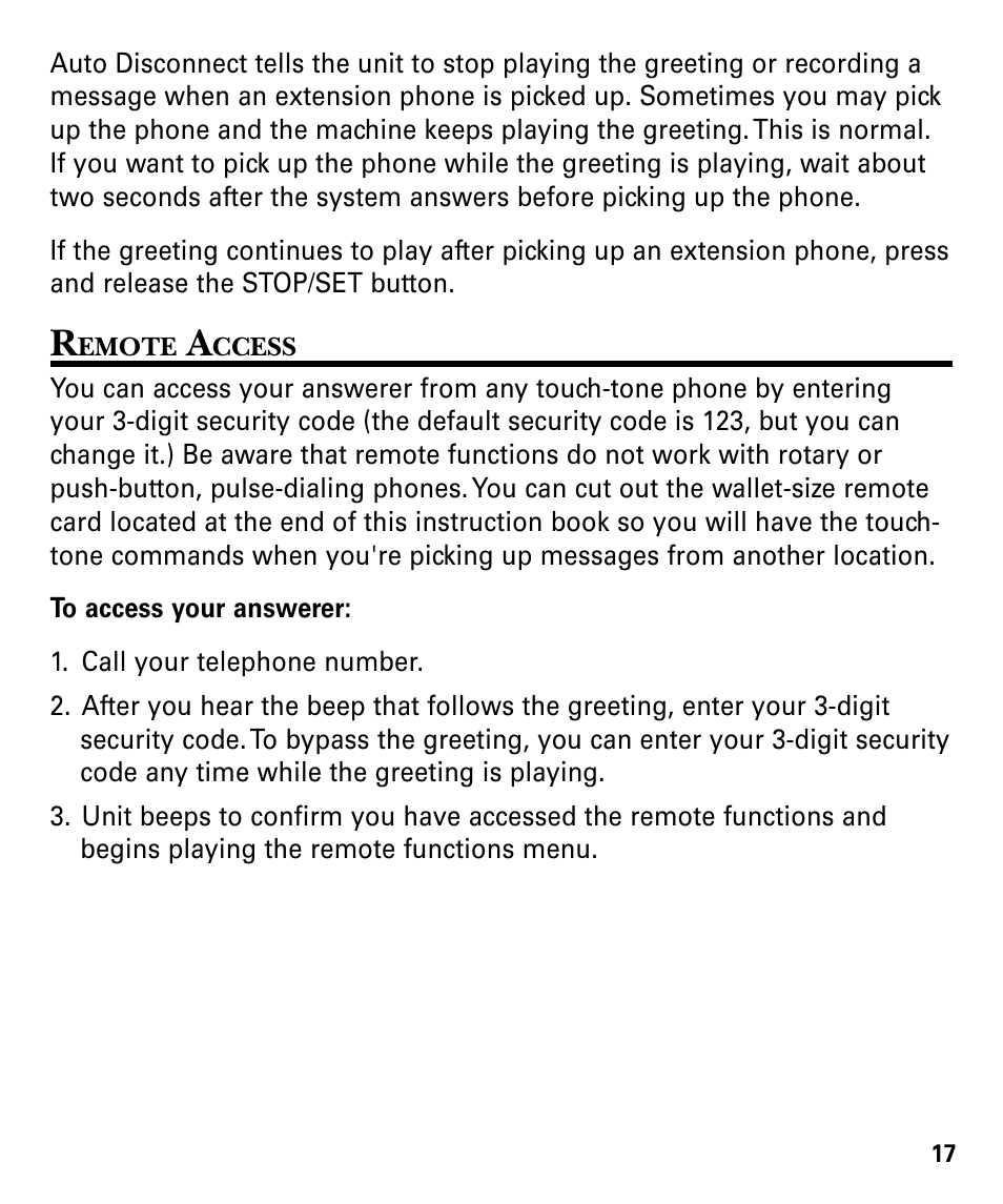 RCA GE 29878 User Manual | Page 17 / 48
