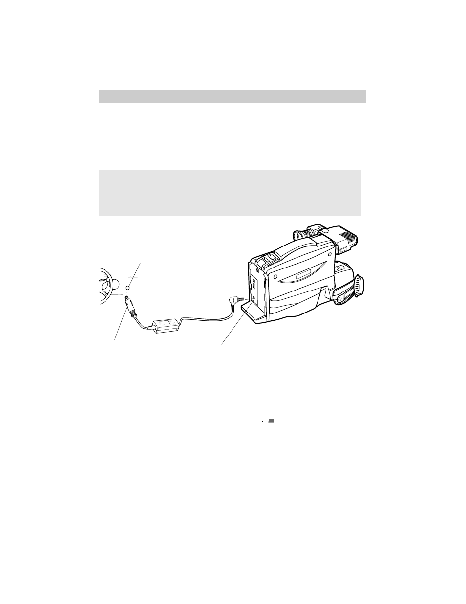 Using the optional thomson car cord adapter, Powering the camcorder | RCA CC432 User Manual | Page 17 / 64