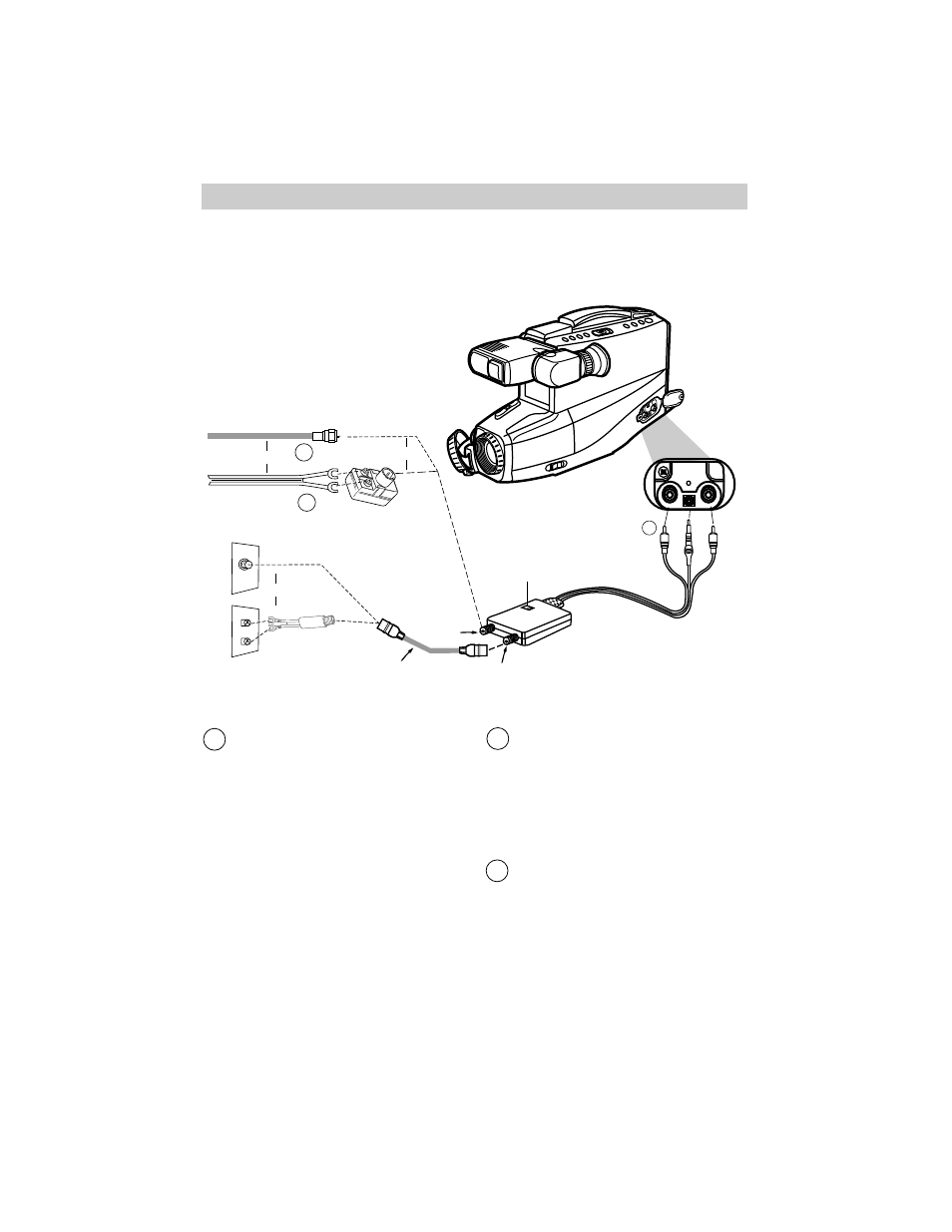 Playback on a tv without audio and video inputs | RCA CC432 User Manual | Page 42 / 64