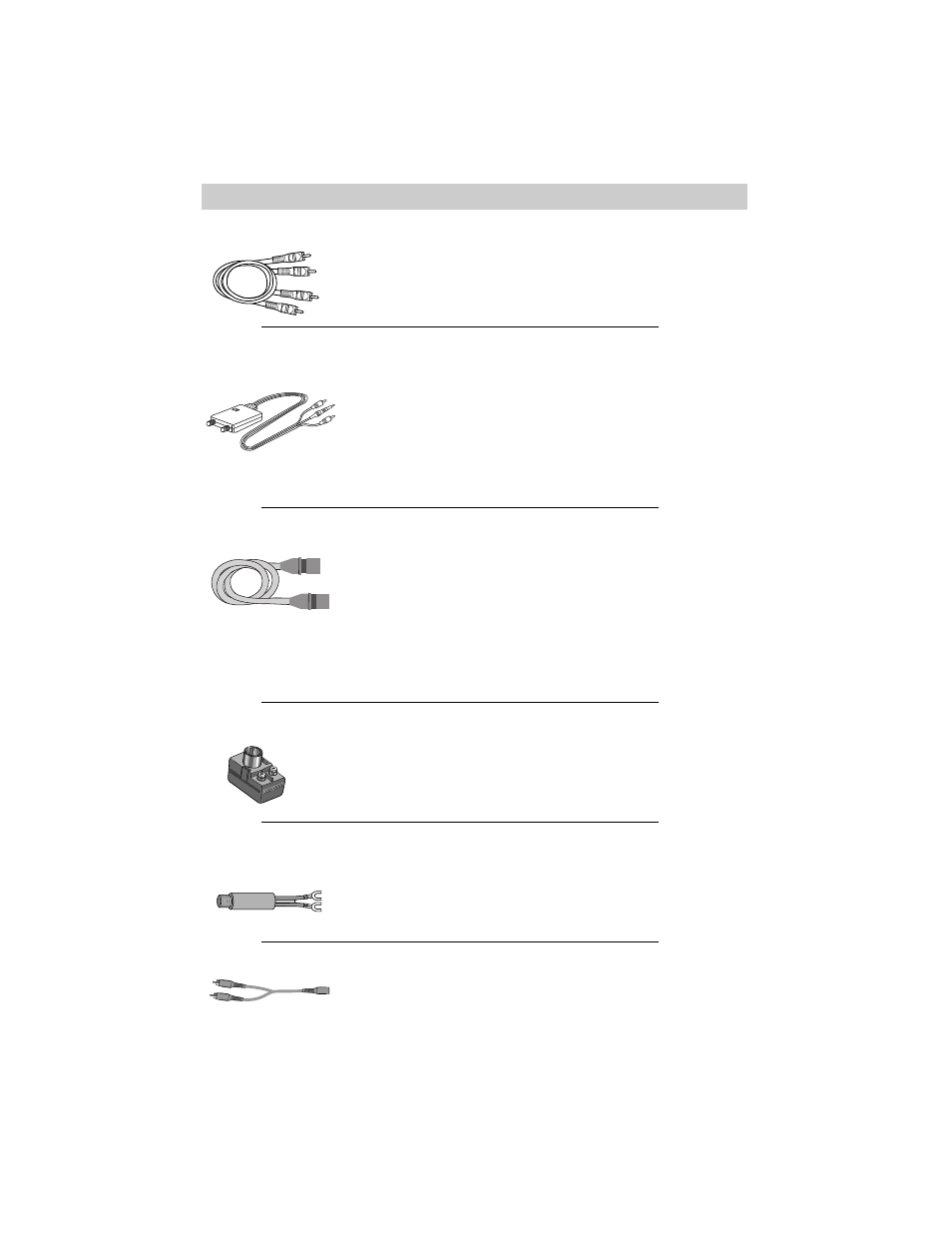 Optional accessories | RCA CC432 User Manual | Page 50 / 64