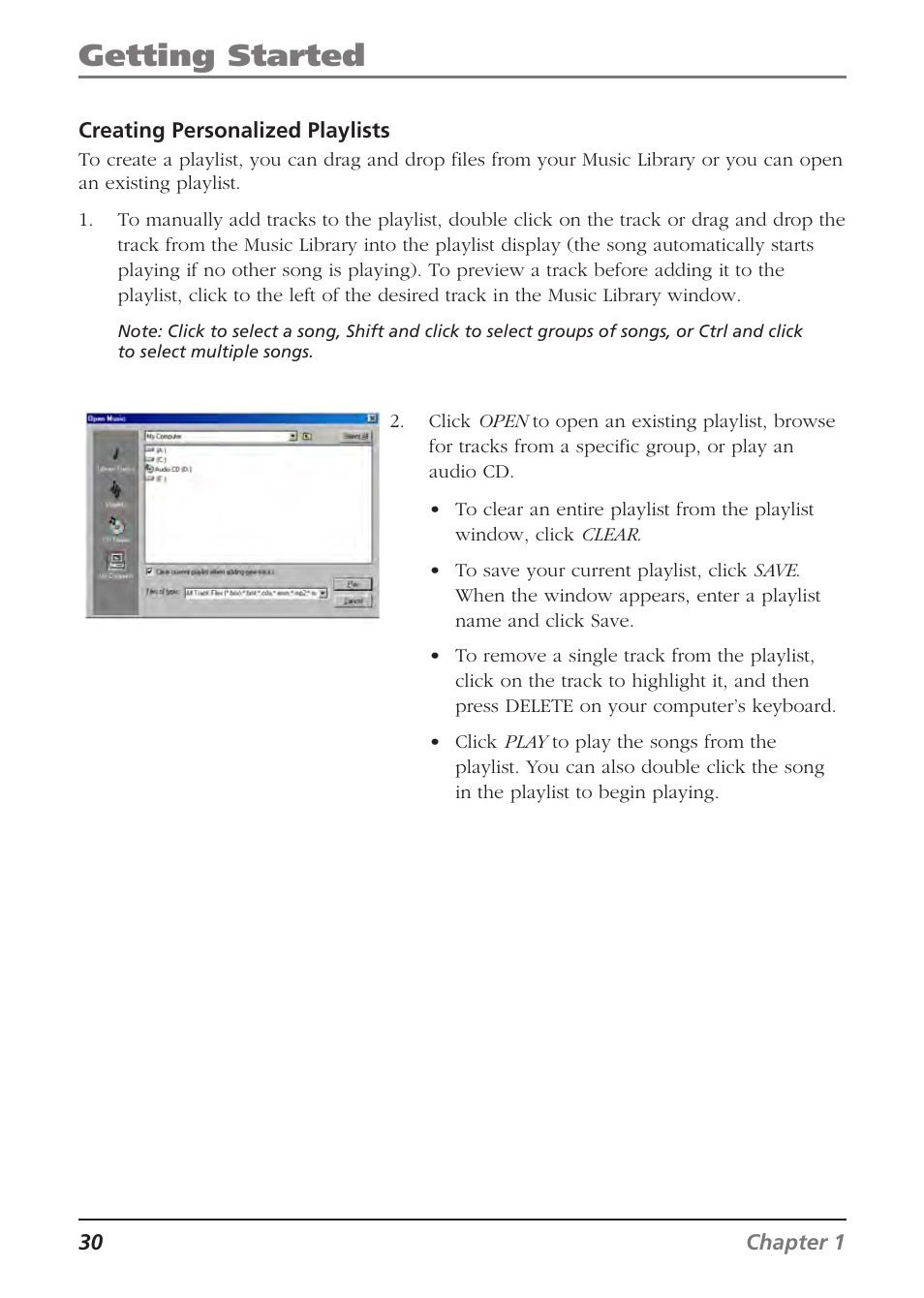 Getting started | RCA Lyra RD2840 User Manual | Page 32 / 58