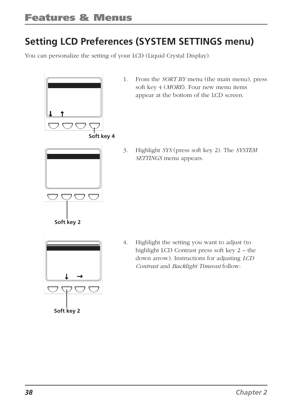 38 chapter 2 | RCA Lyra RD2840 User Manual | Page 40 / 58