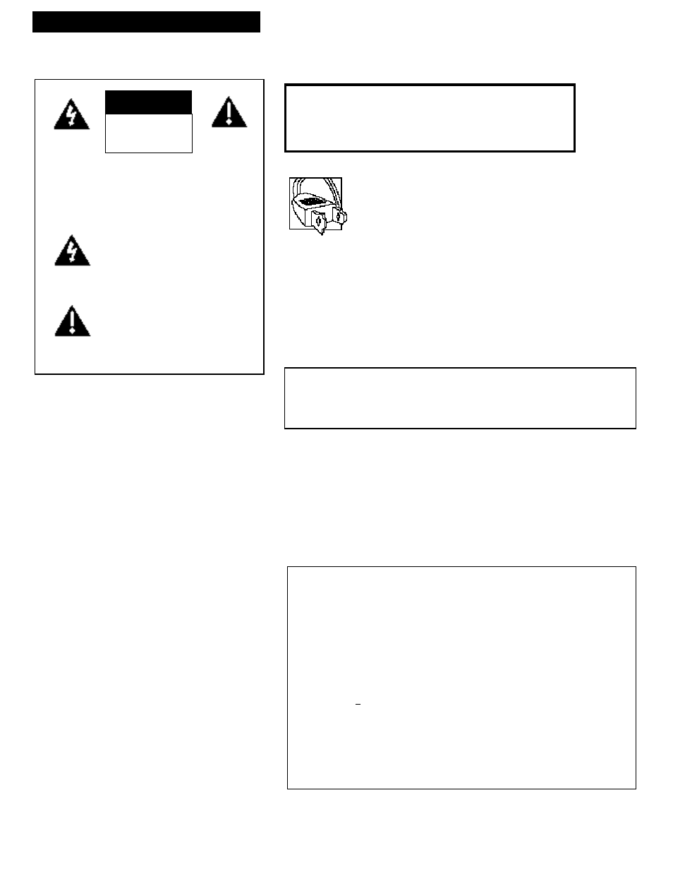 Warning, Important information | RCA 1539213A User Manual | Page 2 / 40