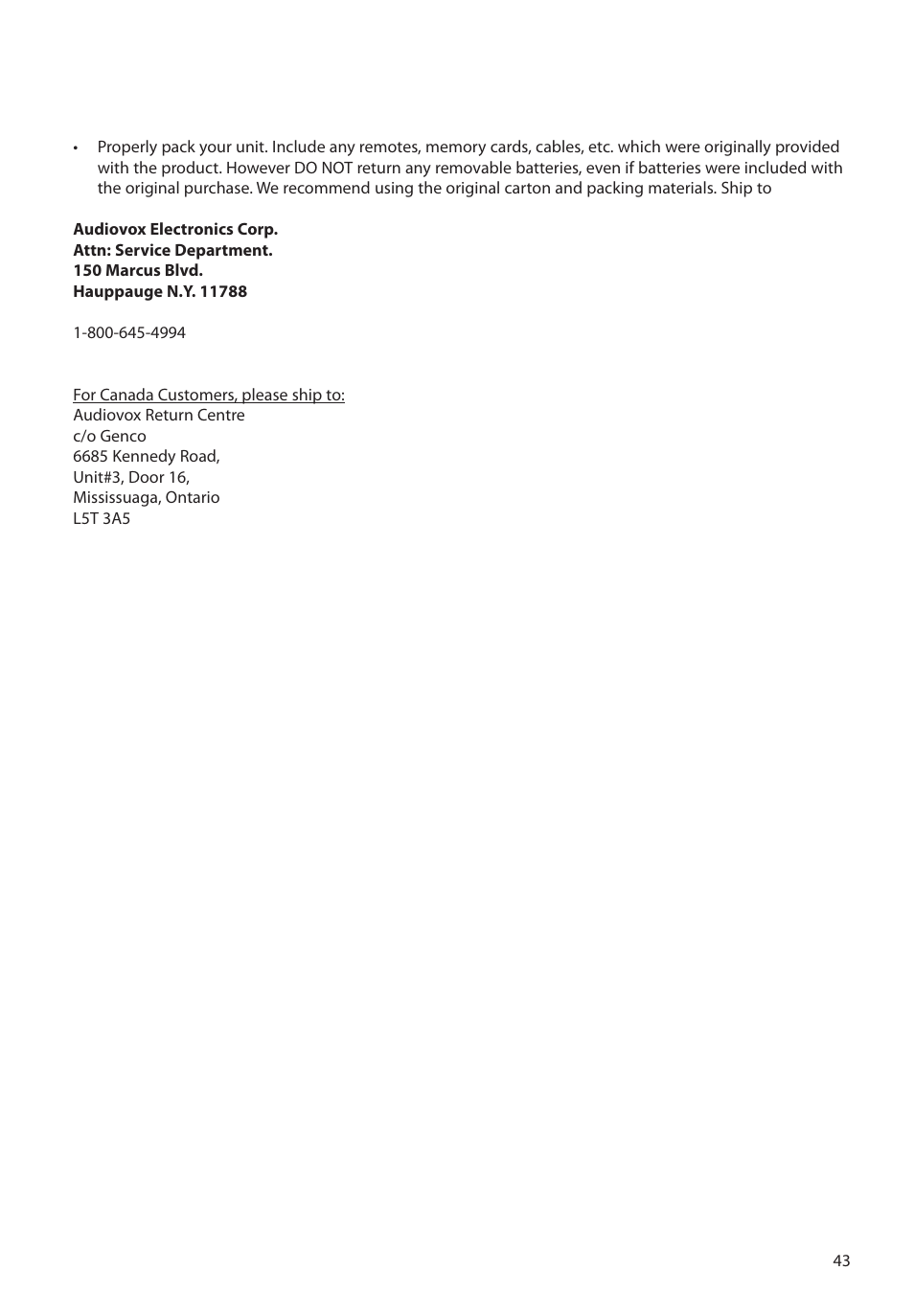 RCA M6316 User Manual | Page 44 / 45