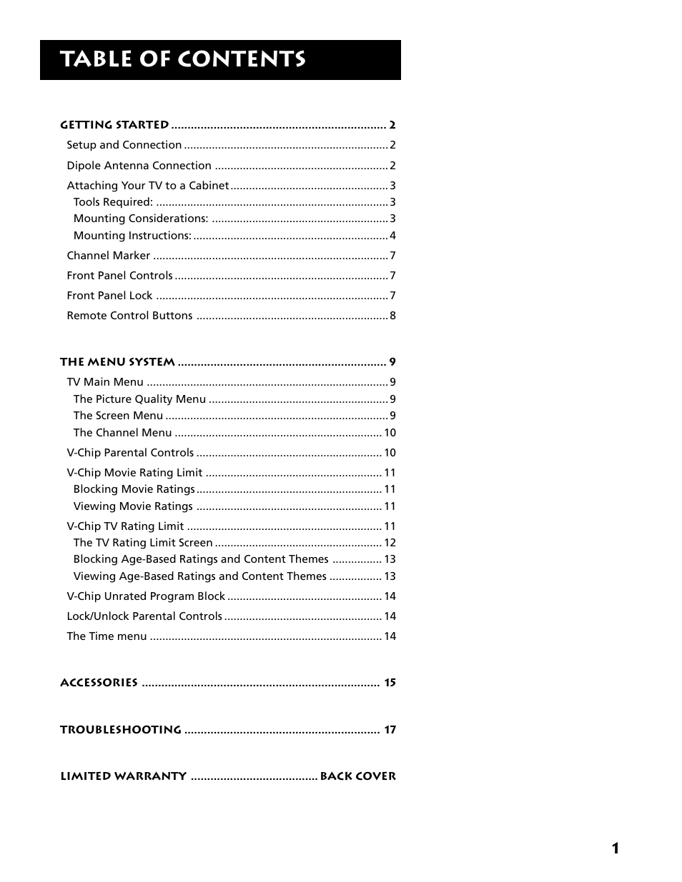 RCA E09344 User Manual | Page 3 / 20