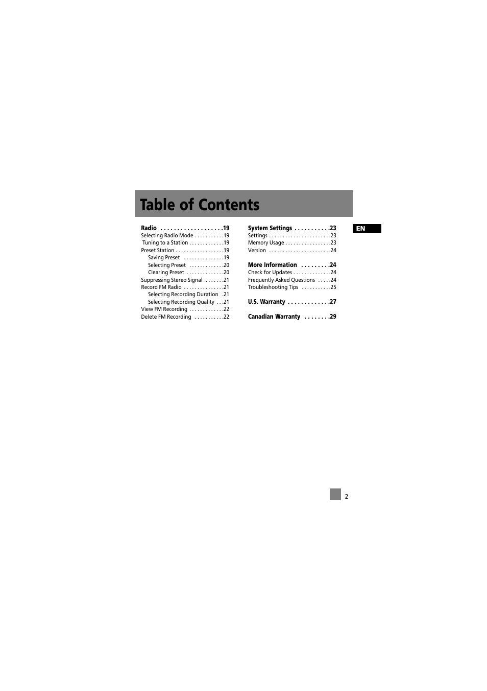 RCA RD2012 User Manual | Page 12 / 39