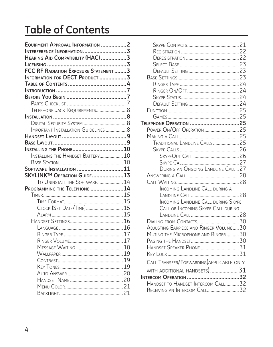 RCA 28300 User Manual | Page 4 / 52