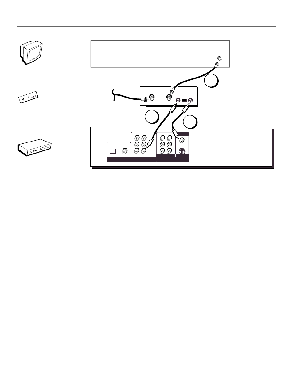 Connections & setup dvd player + tv + rf modulator, Chapter 1 13, With coaxial jack only) | Go to page 18, Tv dvd, Dvd player | RCA RC6001P User Manual | Page 15 / 70