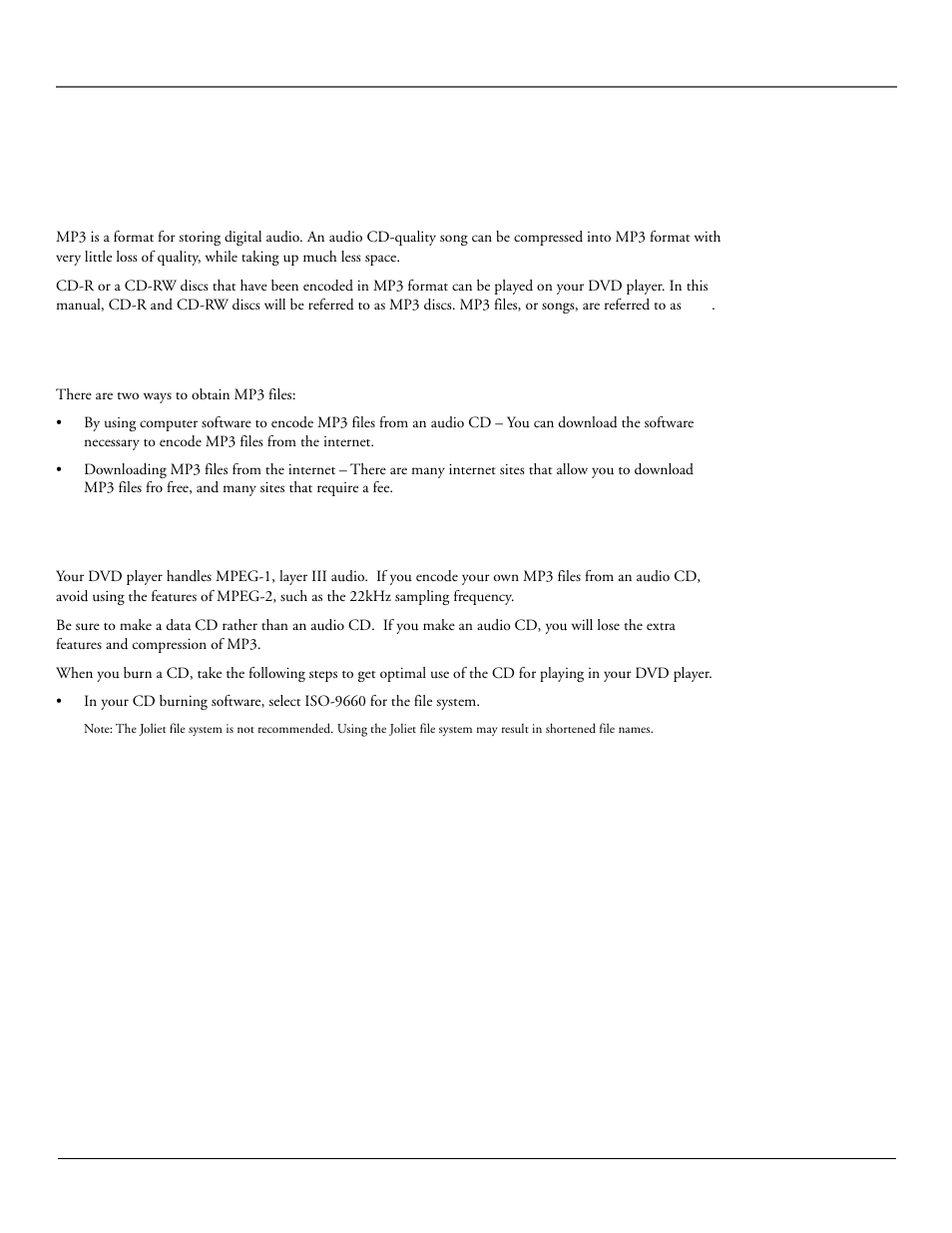 Playing audio cds and mp3 discs playing mp3 discs, What is mp3, Obtaining mp3 files | Creating an mp3 disc on your computer | RCA RC6001P User Manual | Page 43 / 70