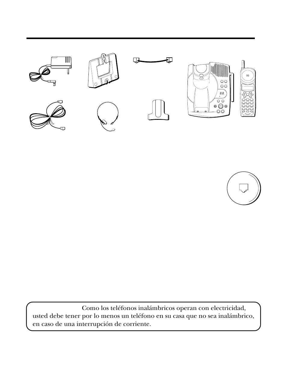 Antes de empezar, Requisitos de enchufe modular, Sistema digital de seguridad | Preparación, Ntes, Empezar, Equisitos, Enchufe, Modular, Istema | RCA 900 MHz User Manual | Page 53 / 96
