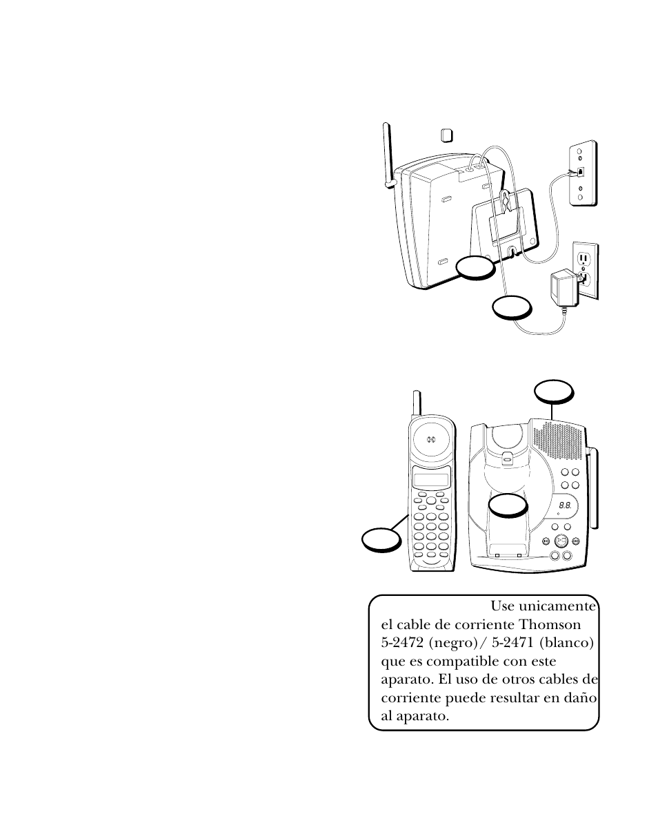 Instalación sobre pared, Nstalación, Sobre | Ared | RCA 900 MHz User Manual | Page 55 / 96