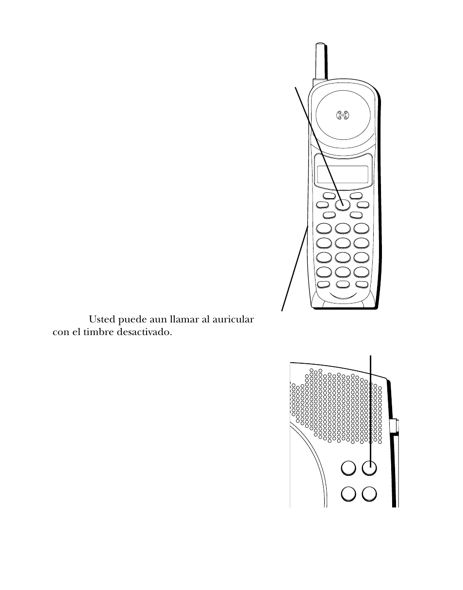 Selector del timbre (“ringer”), Para encontrar el auricular, Elector | Imbre, Ringer”), Ncontrar, Uricular | RCA 900 MHz User Manual | Page 63 / 96