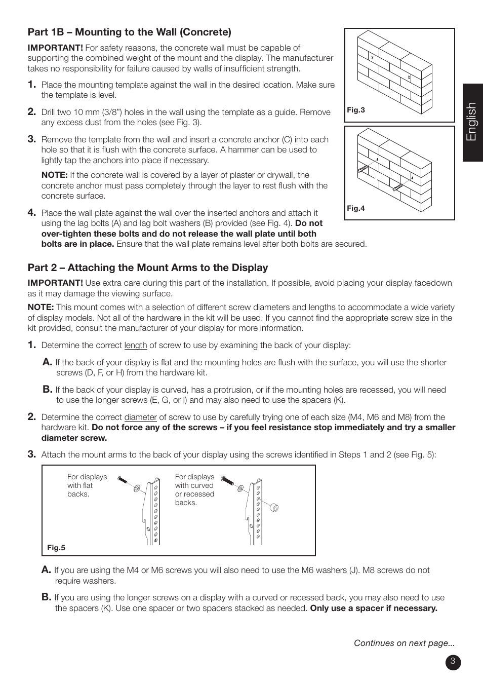 English | RCA L3239E User Manual | Page 3 / 4