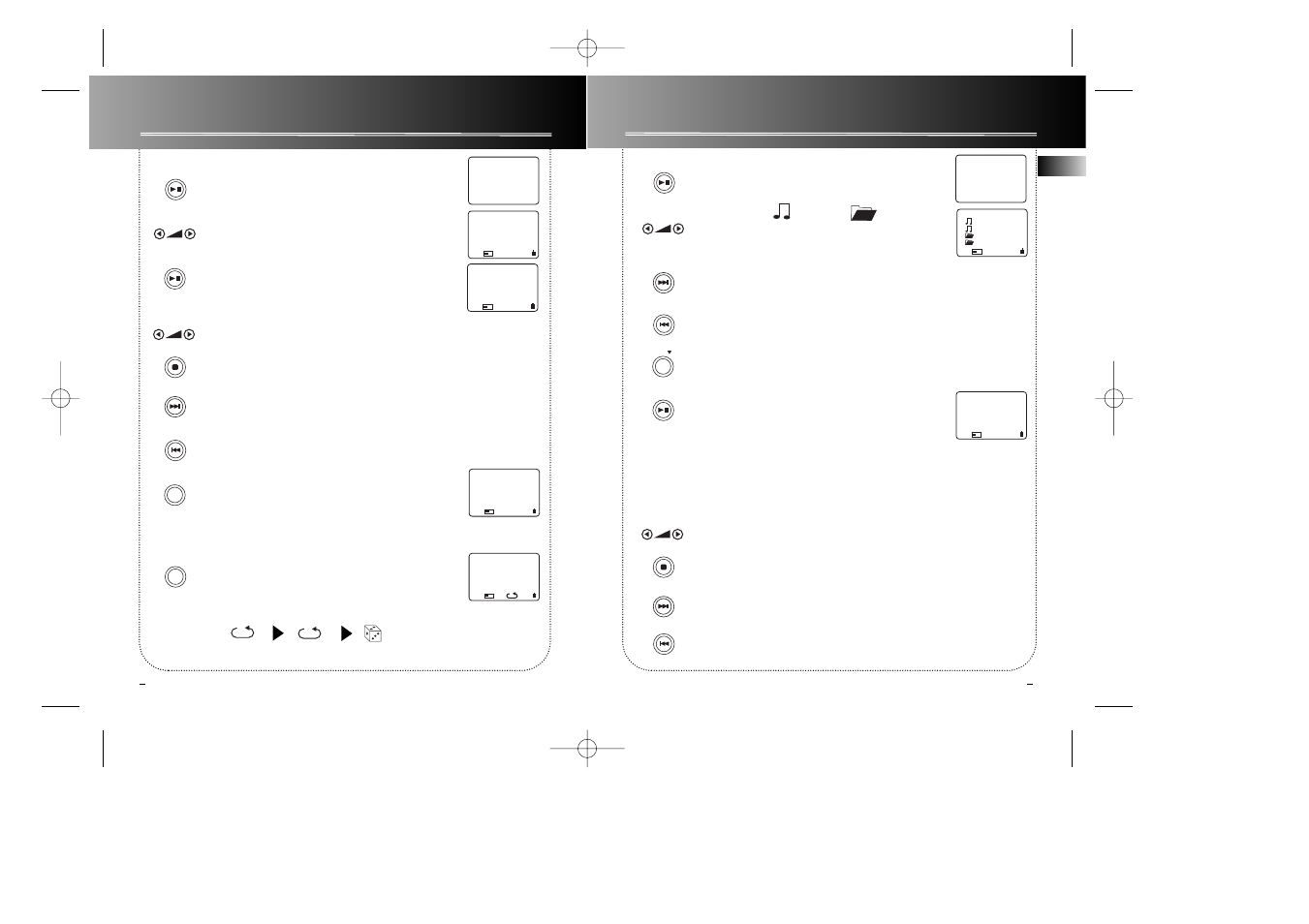 Playing mp3 disc playing audio cd | RCA RP2415 User Manual | Page 4 / 10