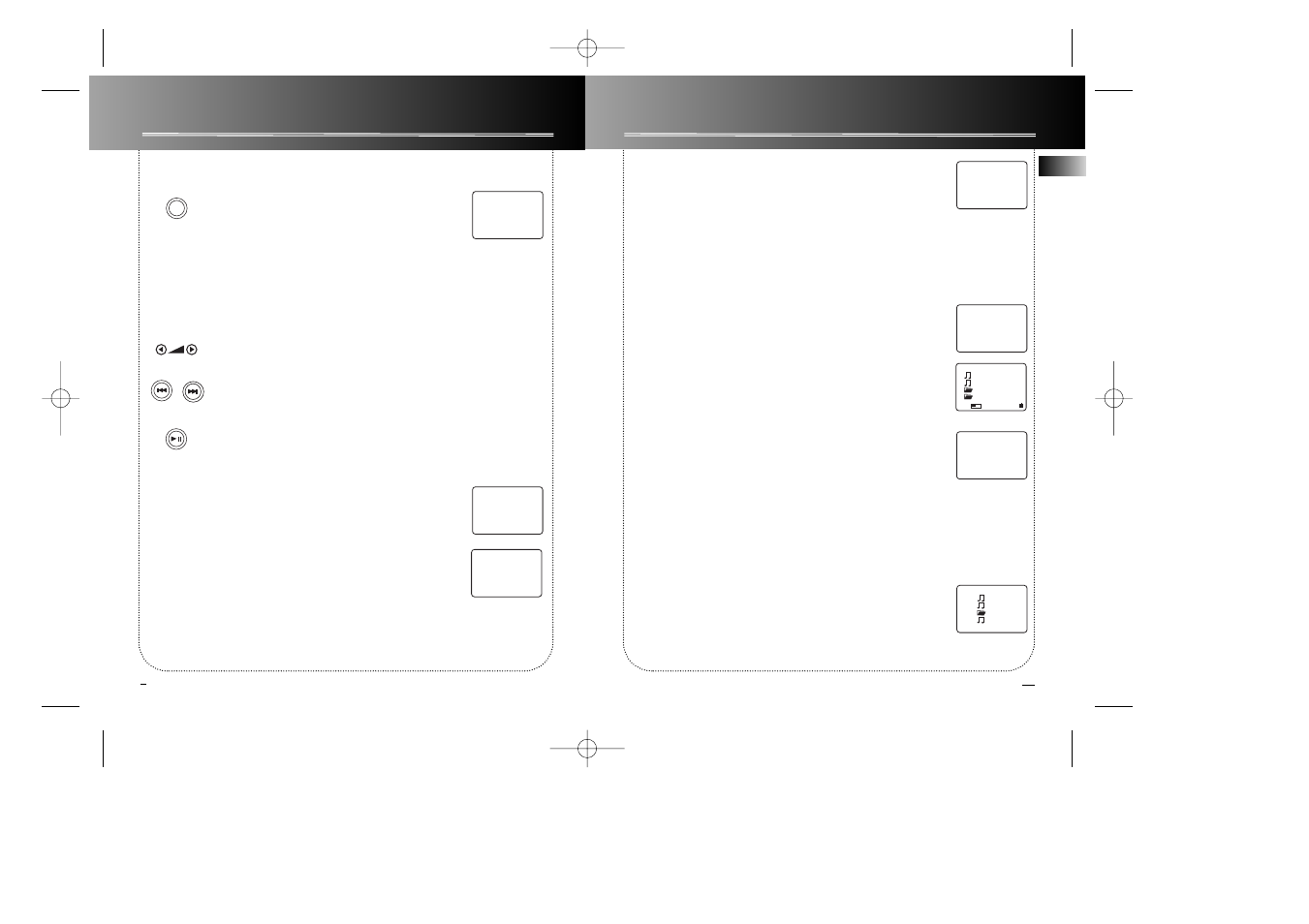 Mode menu, Shuffle (“mix” for thomson model), Playlist | General use • normal, Repeat | RCA RP2415 User Manual | Page 6 / 10