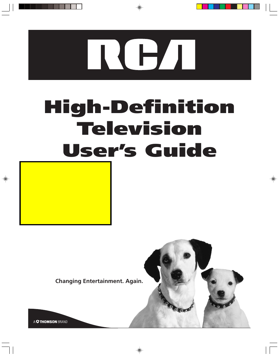 RCA HD52W56 User Manual | 80 pages