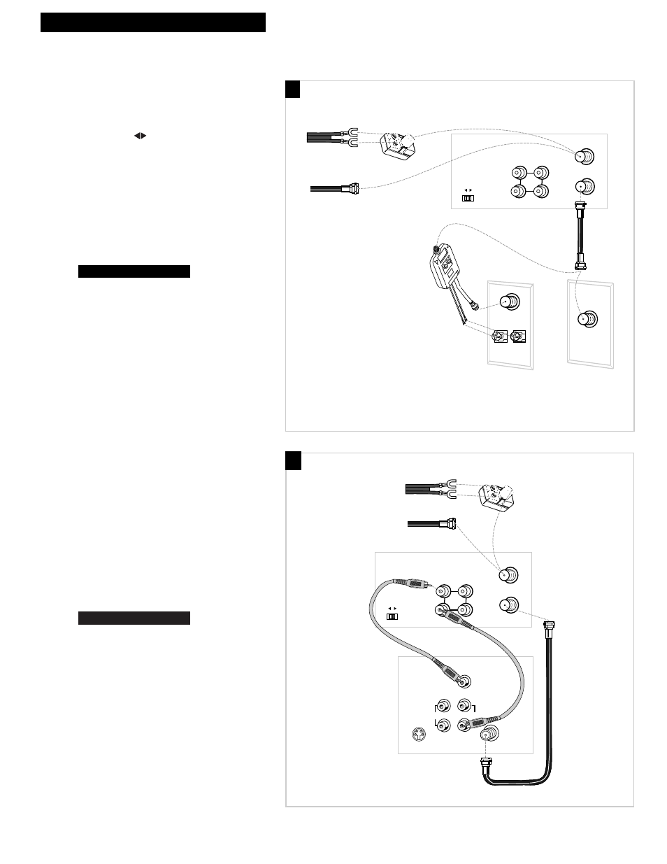 Antenna or cable system without a cable box, 3hooking up the vcr, A. basic hookup | B. advanced hookup | RCA VR336 User Manual | Page 5 / 32